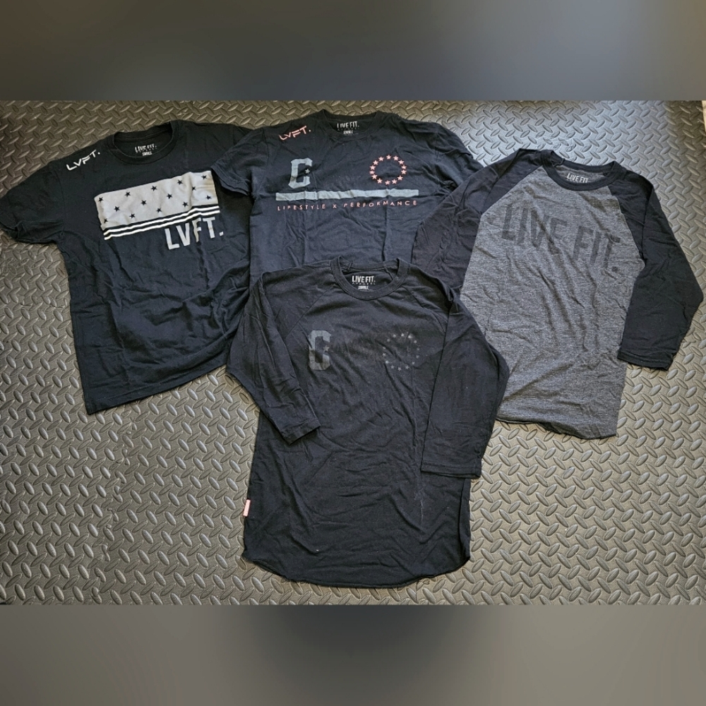 TShirt Bundle! (Set of 4) Short Sleeve + Raglan Sleeve - Black/Grey